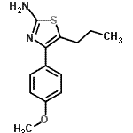 CAS 登录号：461436-76-0， 4-(4-甲氧基苯基)-5-丙基-1,3-噻唑-2-胺