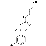 CAS 登录号：4618-41-1， 3-氨基-N-(丁基氨基甲酰)苯磺酰胺