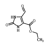 CAS#: 462095-37-0, Ethyl 5-Formyl-2-Oxo-2,3-Dihydro-1H-Imidazole-4-Carboxylate