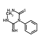 CAS#: 46253-80-9, 1-(N-Methylcarbamimidoyl)-1-Phenylthiourea