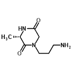 CAS 登录号：463945-69-9， (3S)-1-(3-氨基丙基)-3-甲基-2,5-哌嗪二酮