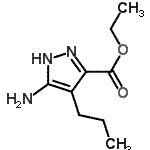 CAS 登录号：464187-23-3， 乙基5-氨基-4-丙基-1H-吡唑-3-羧酸酯