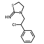 CAS 登录号：46425-47-2， 3-(2-氯-2-苯基乙基)-1,3-噻唑烷-2-亚胺