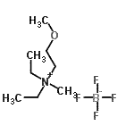 CAS 登录号：464927-72-8， N,N-二乙基-2-甲氧基-N-甲基乙铵四氟硼酸盐