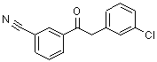 CAS 登录号：465514-69-6， 3-[(3-氯苯基)乙酰基]苯甲腈