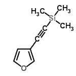 CAS 登录号：465521-19-1， (3-呋喃基乙炔基)(三甲基)硅烷