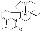 CAS 登录号：466-49-9， 白坚木碱
