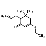 CAS 登录号：466634-87-7， 6-烯丙基-3-乙氧基-5,5-二甲基-2-环己烯-1-酮