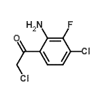 CAS 登录号：467456-99-1， 1-(2-氨基-4-氯-3-氟苯基)-2-氯乙烷酮