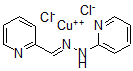 CAS 登录号：46847-77-2， (吡啶-2-甲醛-2'-吡啶基叠氮酸)铜(II)