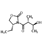 CAS 登录号：468756-90-3， (4R)-4-乙基-3-[(2R,3S)-3-羟基-2-甲基丁酰基]-1,3-恶唑烷-2-酮