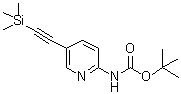 CAS 登录号：470463-41-3， {5-[(三甲基硅烷基)乙炔基]-2-吡啶基}氨基甲酸叔丁酯