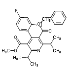 CAS#: 470717-47-6, Dimethyl 4-[2-(Benzyloxy)-4-Fluorophenyl]-2,6-Diisopropyl-3,5-Pyridinedicarboxylate