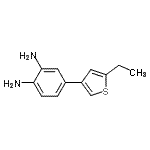 CAS 登录号：471239-86-8， 4-(5-乙基-3-噻吩基)-1,2-苯二胺