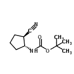 CAS#: 472966-14-6, 2-Methyl-2-Propanyl [(1R,2R)-2-Cyanocyclopentyl]Carbamate