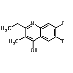 CAS#: 473236-96-3, 2-Ethyl-6,7-Difluoro-3-Methyl-4-Quinolinol