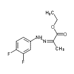 CAS 登录号：473258-20-7， 乙基(2Z)-2-[(3,4-二氟苯基)亚肼基]丙酸酯