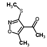 CAS 登录号：473448-15-6， 1-[5-甲基-3-(甲硫基)-1,2-恶唑-4-基]乙酮