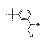 CAS 登录号：473732-59-1， 1-[3-(三氟甲基)苯基]-1-丙胺