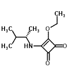 CAS 登录号：473733-72-1， 3-乙氧基-4-{[(2S)-3-甲基-2-丁烷基]氨基}-3-环丁烯-1,2-二酮