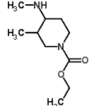CAS 登录号：473838-14-1， 乙基3-甲基-4-(甲基氨基)-1-哌啶羧酸酯