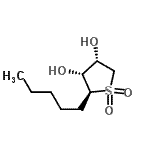CAS#: 474383-87-4, (2S,3R,4S)-2-Pentyltetrahydro-3,4-Thiophenediol 1,1-Dioxide