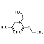 CAS 登录号：474510-52-6， 乙基甲氧基(2-甲基-2-丙烯-1-基)氨基甲酸酯