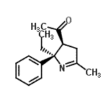 CAS#: 474556-11-1, 1-[(2R,3S)-2-Ethyl-5-Methyl-2-Phenyl-3,4-Dihydro-2H-Pyrrol-3-Yl]Ethanone