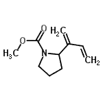 CAS 登录号：475106-82-2， 甲基2-(1,3-丁二烯-2-基)-1-吡咯烷羧酸酯