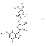 CAS 登录号：475193-31-8， 2-(甲硫基)-5'-O-[(膦酰基氧基)磷酸基]-肌苷钠盐(1:4)