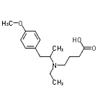 CAS 登录号：475203-77-1， 4-{乙基[1-(4-甲氧基苯基)-2-丙基]氨基}丁酸