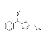 CAS#: 475625-36-6, 2-Ethyl-5-(1-Phenyl-2-Propyn-1-Yl)Furan