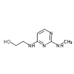 CAS#: 476340-30-4, 2-{[2-(Methylamino)-4-Pyrimidinyl]Amino}Ethanol
