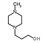 CAS 登录号：476493-26-2， 3-(4-甲基-1-哌嗪基)-1-丙醇