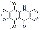 CAS 登录号：477-78-1， 4,11-二甲氧基-1,3-二氧杂环戊并[4,5-b]吖啶-10(5H)-酮