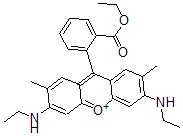 CAS 登录号：47724-48-1， 9-(2-(乙氧羰基)苯基)-3,6-二(乙基氨基)-2,7-二甲基-呫吨鎓磷钼酸盐