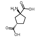 CAS#: 477331-06-9, (1S,3S)-1-Amino-1,3-Cyclopentanedicarboxylic Acid