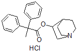 CAS 登录号：4775-90-0， 2,2-二苯丙酸 3-奎宁环酯盐酸盐