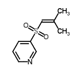 CAS 登录号：477779-57-0， 3-[(2-甲基-1-丙烯-1-基)磺酰基]吡啶