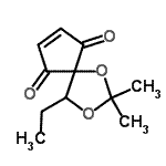 CAS#: 477842-76-5, 4-Ethyl-2,2-Dimethyl-1,3-Dioxaspiro[4.4]Non-7-Ene-6,9-Dione