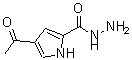CAS 登录号：477858-84-7， 4-乙酰基-1H-吡咯-2-甲酰肼