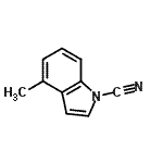 CAS#: 477862-66-1, 4-Methyl-1H-Indole-1-Carbonitrile