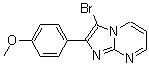 CAS 登录号：478043-89-9， 3-溴-2-(4-甲氧基苯基)-咪唑并[1,2-a]嘧啶