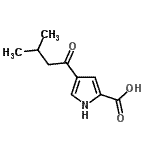 CAS#: 478259-56-2, 4-(3-Methylbutanoyl)-1H-Pyrrole-2-Carboxylic Acid