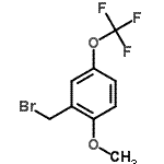 CAS 登录号：478484-53-6， 2-(溴甲基)-1-甲氧基-4-(三氟甲氧基)苯