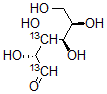 CAS 登录号：478529-30-5， D-葡萄糖-1,3-13C2