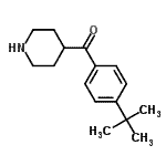 CAS 登录号：478538-76-0， [4-(2-甲基-2-丙基)苯基](4-哌啶基)甲酮