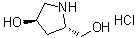 CAS#: 478922-47-3, (3R,5S)-5-(Hydroxymethyl)-3-Pyrrolidinol Hydrochloride (1:1)