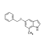 CAS 登录号：4792-65-8， 5-(苄氧基)-7-甲基-1H-吲哚