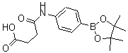 CAS#: 480424-98-4, 4-(3-Carboxypropionylamino)phenylboronic acid, pinacol ester